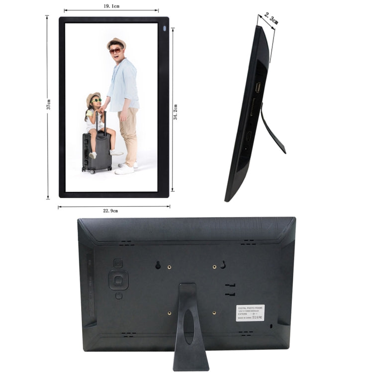 Cornice digitale 15,6" FHD con telecomando e supporto USB/SD