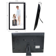 15.6 inch FHD LED Display Digital Photo Frame with Stand and Remote Control, MSTAR V53 Program, Support USB/SD Card Input