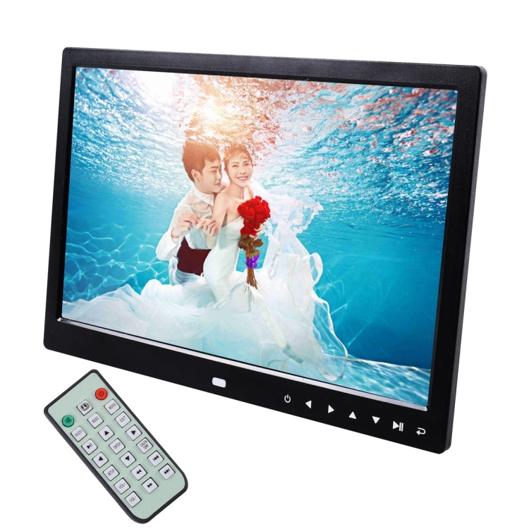 Cornice per foto digitali con display a LED da 13,0 pollici con supporto/telecomando, Allwinner, supporto USB/ingresso scheda SD/OTG, 13.0 inch