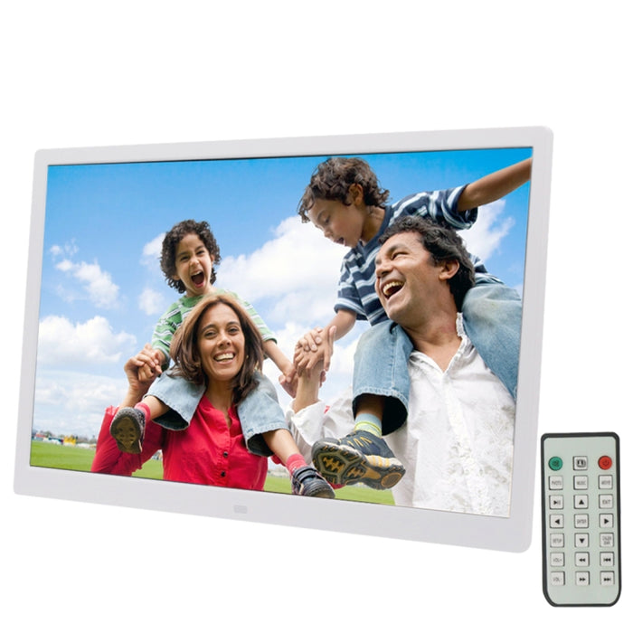Cornice digitale per foto digitali con display LED da 17,0 pollici con supporto/telecomando, tecnologia Allwinner, supporto ingresso scheda USB/SD/OTG, spina USA/UE/Regno Unito, 17.0 inch, 17.0 inch/Without Touch Button Black