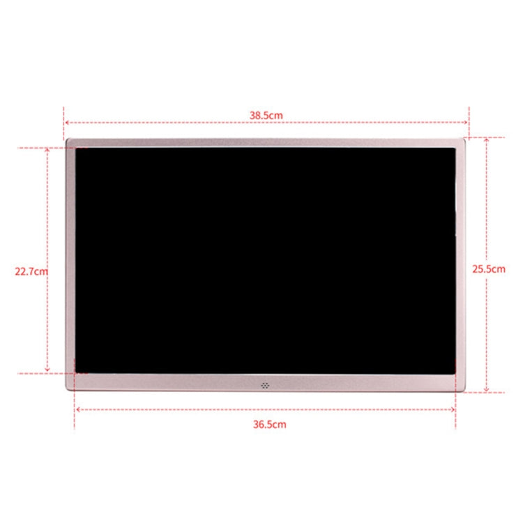 HSD1707 Cornice per foto digitali con display ad alta risoluzione LED da 17 pollici 1440X900 con supporto e telecomando, supporto scheda SD/MMC/MS/porta USB, spina americana(Argento), HSD1707 17 inch