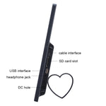 Cornice digitale 13 pollici LED con telecomando e supporto