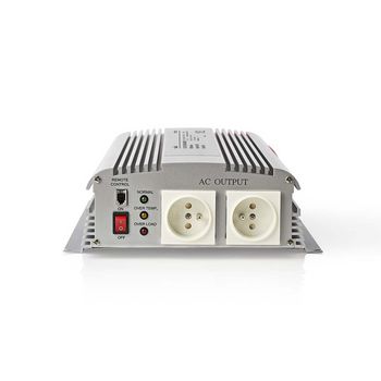 Power Inverter Modified Sine Wave | Input voltage: 12 V DC | Device power output connection(s): Type E (CEE 7/5) | 230V AC 50Hz | 1700W | Peak power output: 3000W | Screw Terminal | Silver