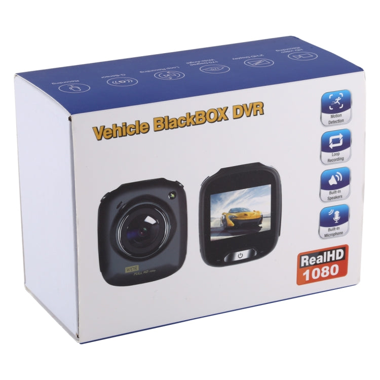 Mini registratore per auto DVR, schermo LCD da 2,0 pollici HD 1080P, visione grandangolare da 170 gradi, supporto rilevamento movimento/visione notturna a infrarossi/scheda TF/microfono, 2.0 inch