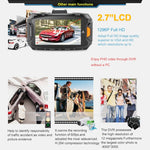 GS90C Telecamera DVR per auto Schermo LCD da 2,7 pollici HD 2304 x 1296P Visione grandangolare da 170 gradi, Supporto rilevamento movimento / Scheda TF / Sensore G / HDMI, GS90C