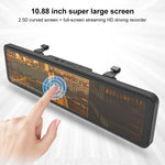 Anytek T300 Ultra HD 1080P 10,88 pollici IPS Touch Screen DVR registratore di guida per auto, T300