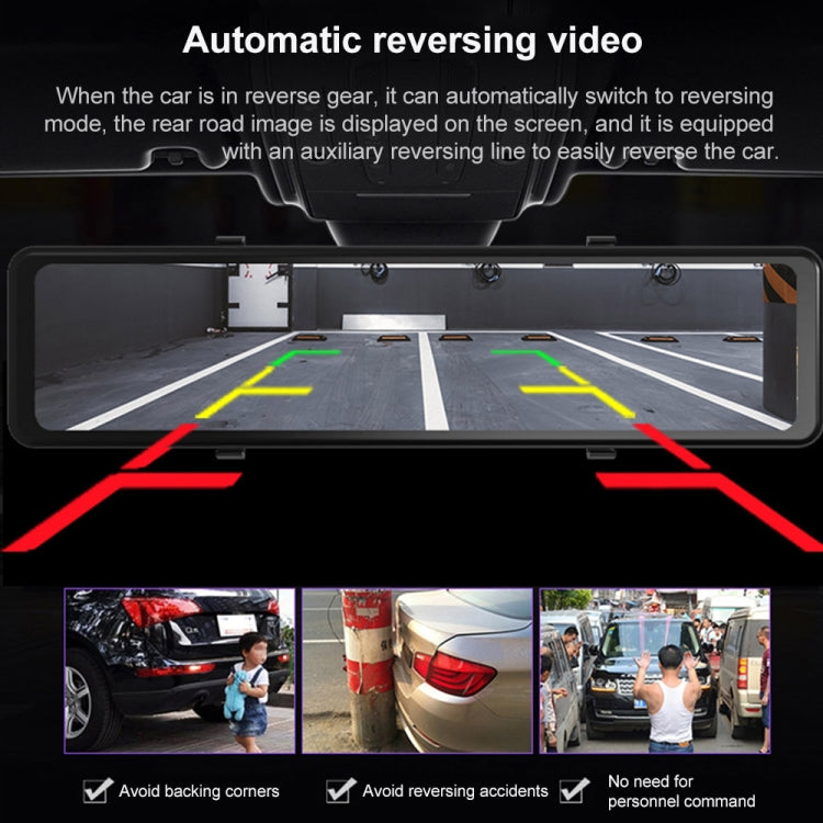 Anytek T300 Ultra HD 1080P 10,88 pollici IPS Touch Screen DVR registratore di guida per auto, T300