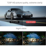 Generalplus 720P VGA Display LCD da 2,4 pollici Registratore DVR per auto, supporto registrazione in loop / rilevamento del movimento / funzione di visione notturna, 2.4 inch