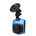 Videocamera per auto DVR VGA 480P Registratore di guida Videocamera digitale Registratore vocale con display LCD da 2,4 pollici, supporto scheda Micro TF da 32 GB e funzione di visione notturna a infrarossi (Nero + Blu), 2.4 inch LCD