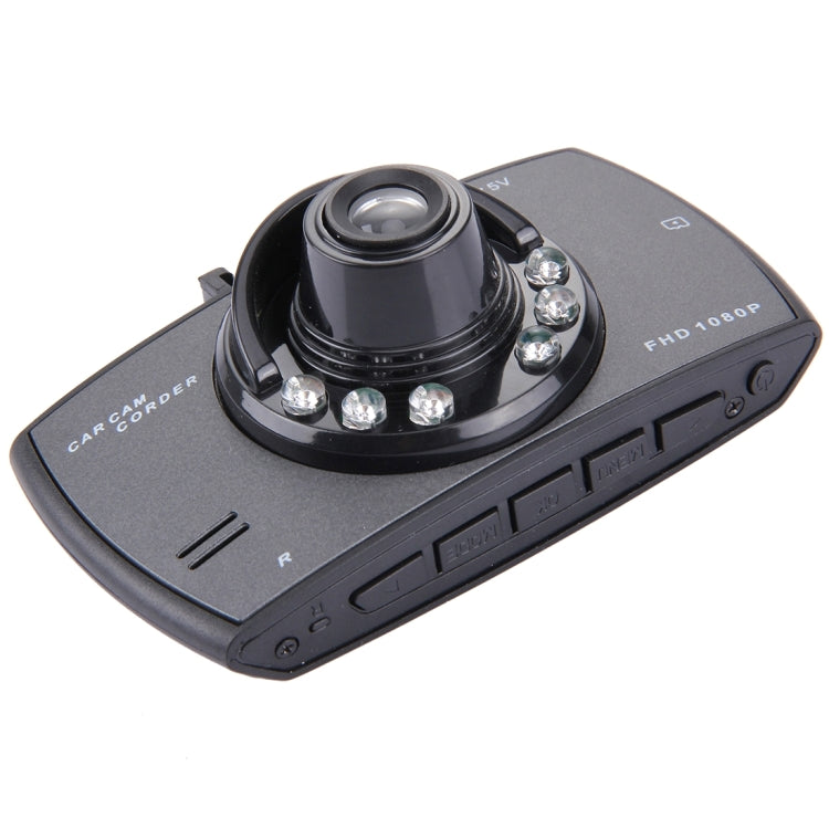 Telecamera DVR per auto LCD da 2,7 pollici 480P 1.3MP Telecamera Visione grandangolare da 120 gradi, supporto visione notturna/rilevamento movimento/scheda TF/sensore G, 2.7 inch