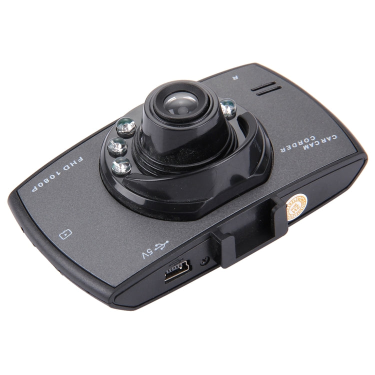 Telecamera DVR per auto LCD da 2,7 pollici 480P 1.3MP Telecamera Visione grandangolare da 120 gradi, supporto visione notturna/rilevamento movimento/scheda TF/sensore G, 2.7 inch