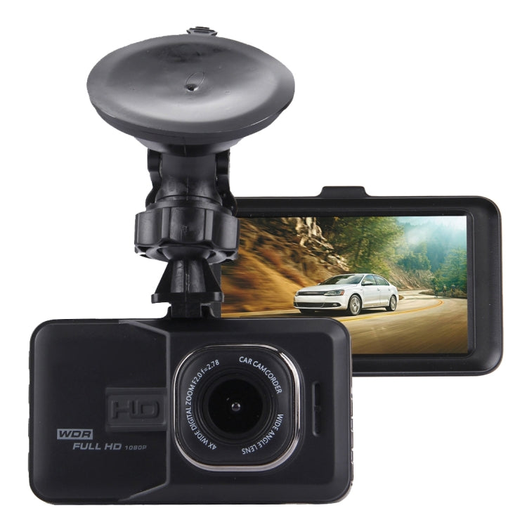 Telecamera DVR per auto LCD da 3,0 pollici HD 720P 3.0MP Fotocamera Visione grandangolare da 170 gradi, Supporto Visione notturna/Rilevamento movimento/Scheda TF/HDMI/G-Sensore, 3.0 inch