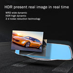 G835 HD 1080P Display da 4,3 pollici Specchietto retrovisore DVR per veicoli, Generalplus 2248, 2 telecamere Visione grandangolare da 170 gradi, Supporto registrazione HDR/Funzione di rilevamento del movimento, G835