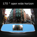 G835 HD 1080P Display da 4,3 pollici Specchietto retrovisore DVR per veicoli, Generalplus 2248, 2 telecamere Visione grandangolare da 170 gradi, Supporto registrazione HDR/Funzione di rilevamento del movimento, G835