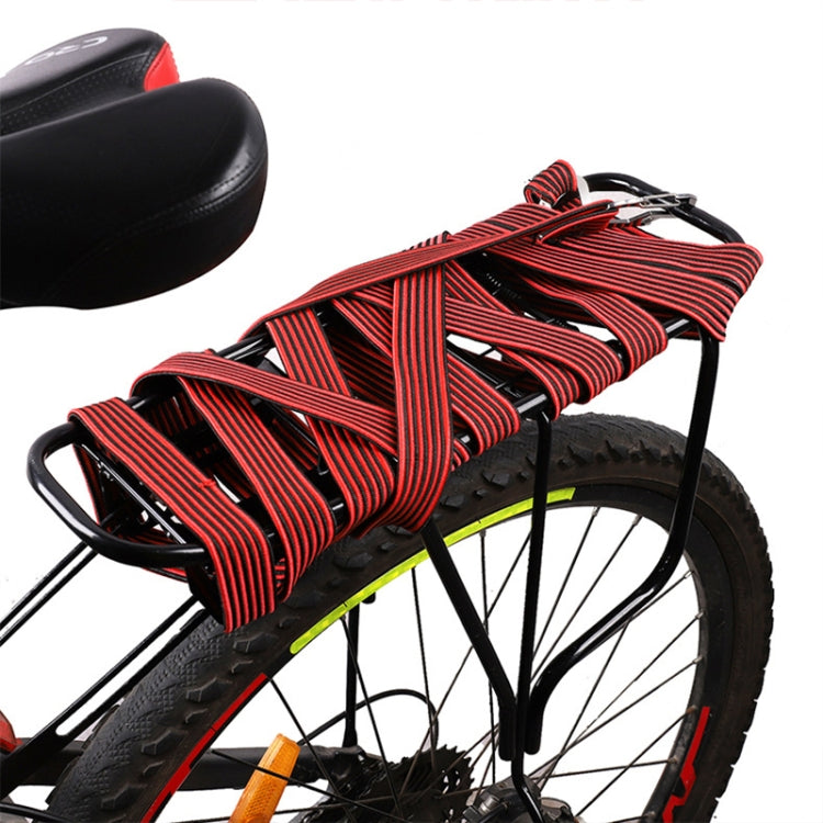 Nastro da imballaggio in corda elastica da 2 pezzi da 2 m per il sedile posteriore del motociclo della bicicletta con gancio, 2m