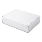 Scatola per imballaggio di abbigliamento da 100 pezzi, scatola di spedizione, colore: bianco, dimensioni: 40x30x10 cm, 40x30x10cm