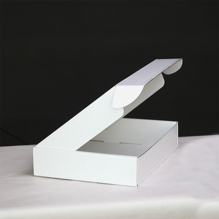 Scatola per imballaggio di abbigliamento da 100 pezzi, scatola di spedizione, colore: bianco, dimensioni: 40x30x10 cm, 40x30x10cm