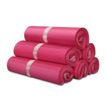 100 pezzi/rotolo di buste spesse per imballaggio, buste di plastica impermeabili, dimensioni: 28x40 cm (grigio scuro), 28x40cm, Pink, 28x40cm, Silver Grey, 28x40cm, White