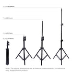 Treppiede PULUZ 1,1 m con luce LED 6,2" per smartphone