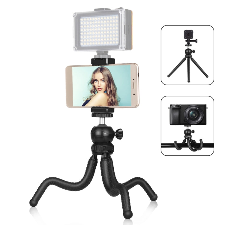 Treppiede flessibile Mini Octopus con morsetto per smartphone