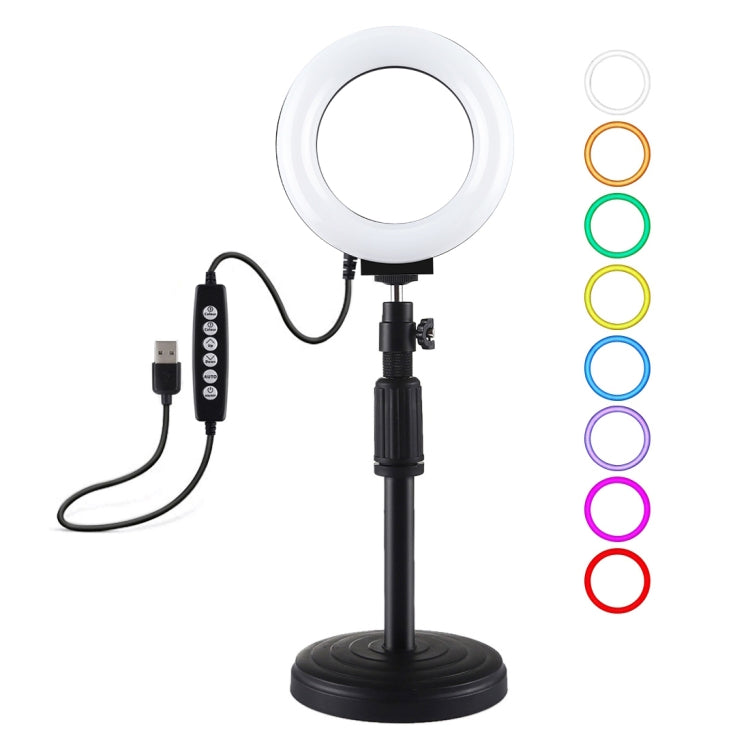 Anello luminoso LED 12 cm USB con testa a sfera