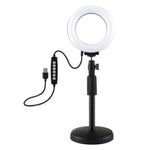 Anello luminoso LED 12 cm USB con testa a sfera