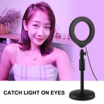 Anello luminoso LED 12 cm USB con testa a sfera