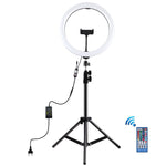 Anello LED RGB 30 cm con treppiede dimmerabile 1,1 m