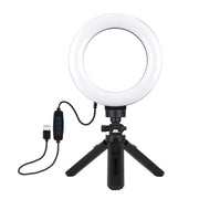 Luce ad anello LED 6,2" USB dimmerabile con kit treppiede