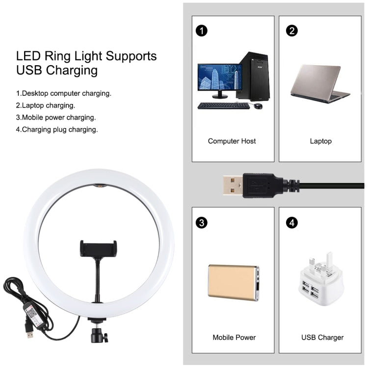 Luce RGBW da 11,8 pollici + treppiede da 1,65 m + staffe per doppio telefono