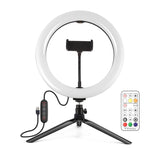 Luce LED RGBWW PULUZ 26 cm con treppiede da tavolo