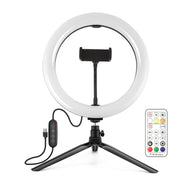 Luce LED RGBWW PULUZ 26 cm con treppiede da tavolo