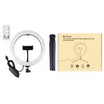Luce LED RGBWW PULUZ 26 cm con treppiede da tavolo