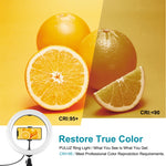 Luce LED RGBWW PULUZ 26 cm con treppiede da tavolo