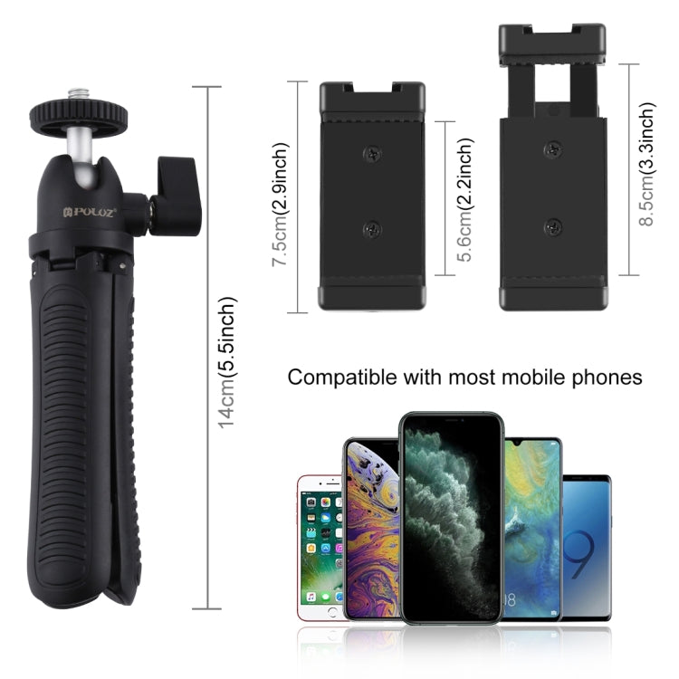 Supporto treppiede PULUZ con morsetto per smartphone