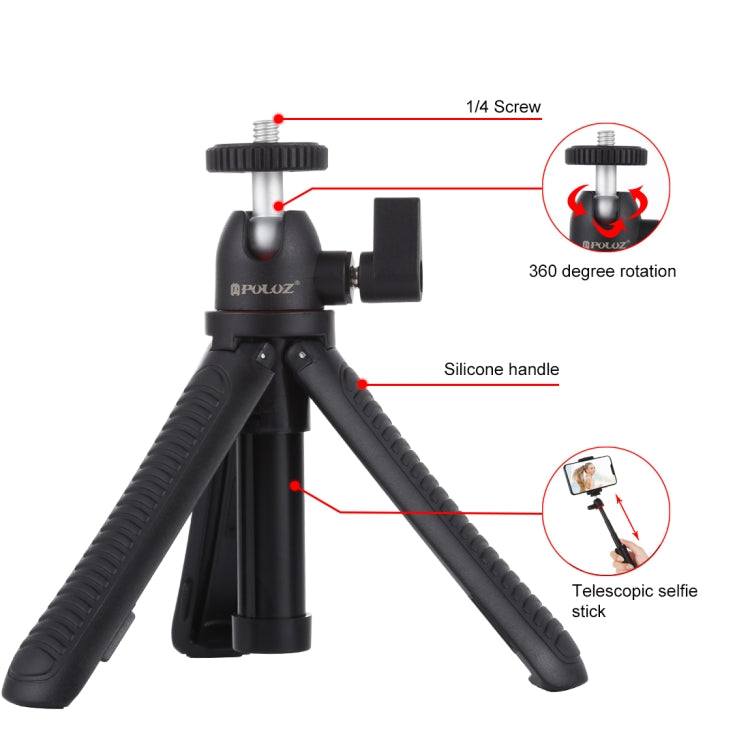 Supporto treppiede PULUZ con morsetto per smartphone