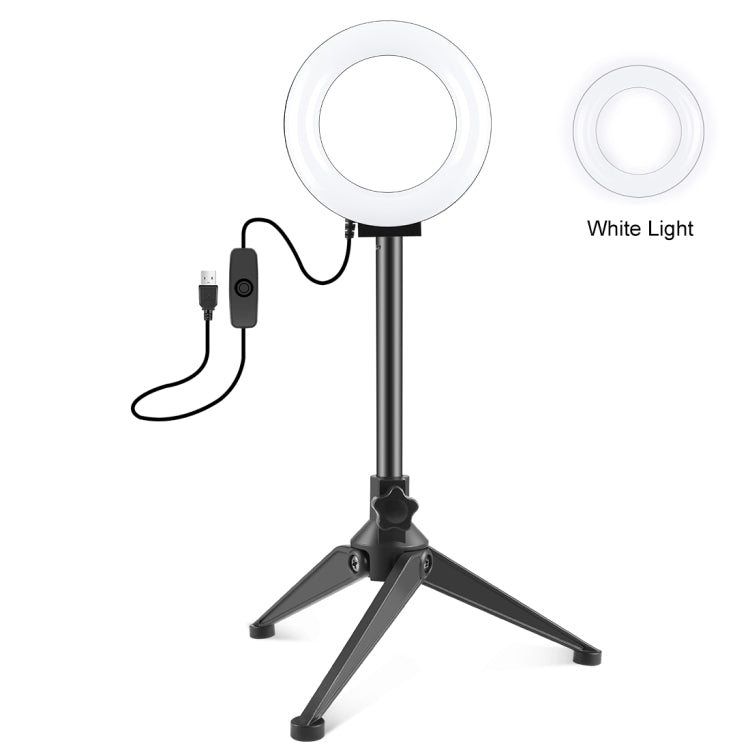 Anello luminoso LED 12 cm con treppiede USB