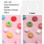 Anello luminoso LED 12 cm con treppiede USB