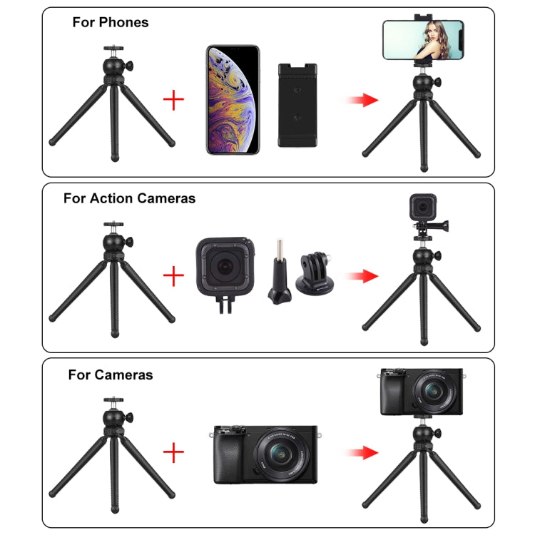 Puluz Kit 4 in 1 Vlogging con Treppiede e Microfono