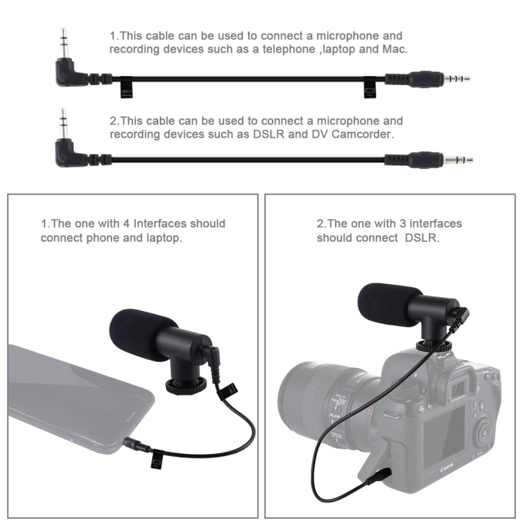 PULUZ 4 in 1 Vlogging Live Mini Octopus Staffa Kit + Luce da studio + Microfono + Kit di morsetti per telefono, 4 in 1 Tripod