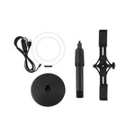 Anello luminoso LED 4,7" con staffe orizzontali per smartphone