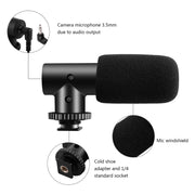 Kit video vlogger smartphone con microfono e treppiede