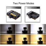 Kit luce LED video con treppiede e morsetto per smartphone