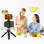 Kit luce LED video con treppiede e morsetto per smartphone