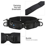 PULUZ 3 in 1 Pacchetto Multifunzionale Cintura in Vita + Doppia Tracolla + Kit di Clip per Fotocamera con Gancio per Fotocamere SLR / DSLR, Waistband Strap Kits