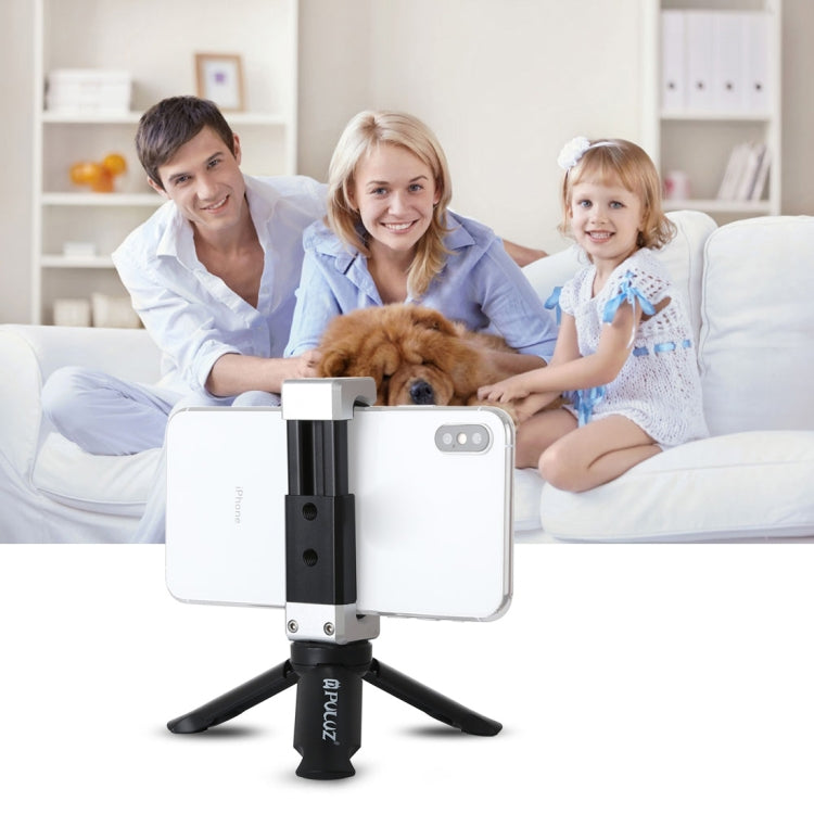 Treppiede pieghevole con staffa a morsetto per smartphone