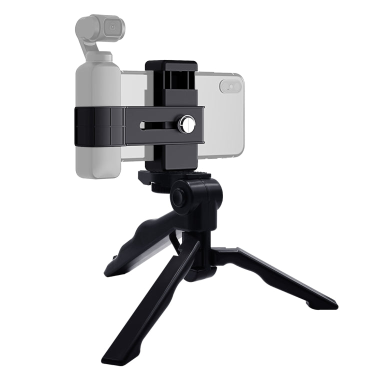 Morsetto e treppiede pieghevole per smartphone e DJI Osmo