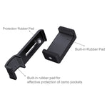 PULUZ Morsetto di fissaggio per smartphone Staffa di montaggio per supporto da 1/4 pollici + Kit di montaggio per treppiede pieghevole per DJI OSMO Pocket / Pocket 2, Clamp+Tripod