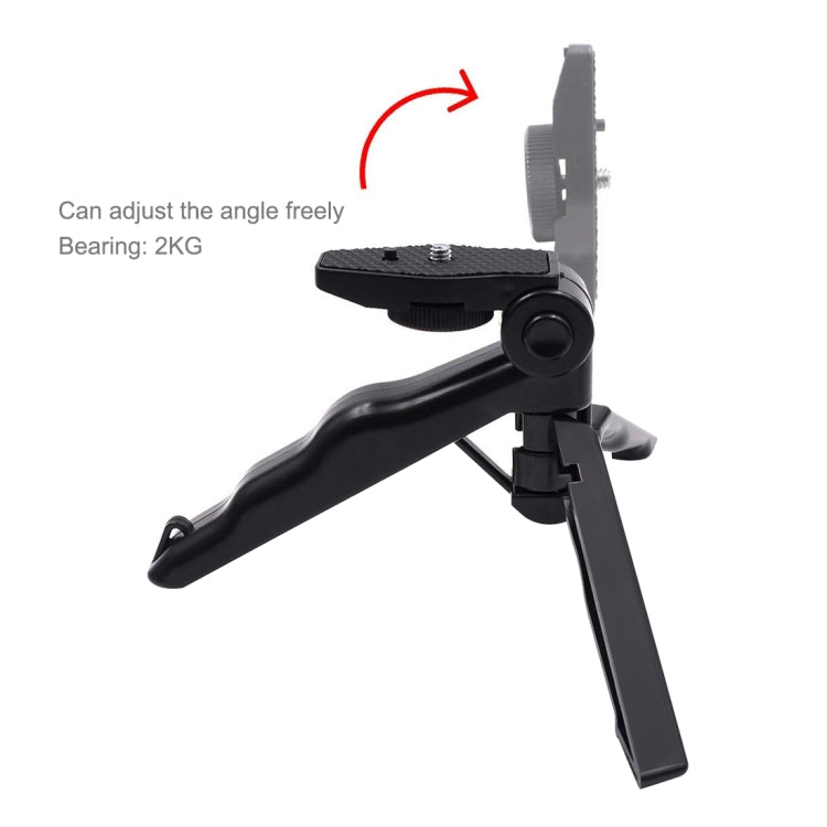PULUZ Morsetto di fissaggio per smartphone Staffa di montaggio per supporto da 1/4 pollici + Kit di montaggio per treppiede pieghevole per DJI OSMO Pocket / Pocket 2, Clamp+Tripod