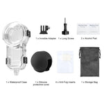 Custodia subacquea impermeabile 60m per Insta360 X5